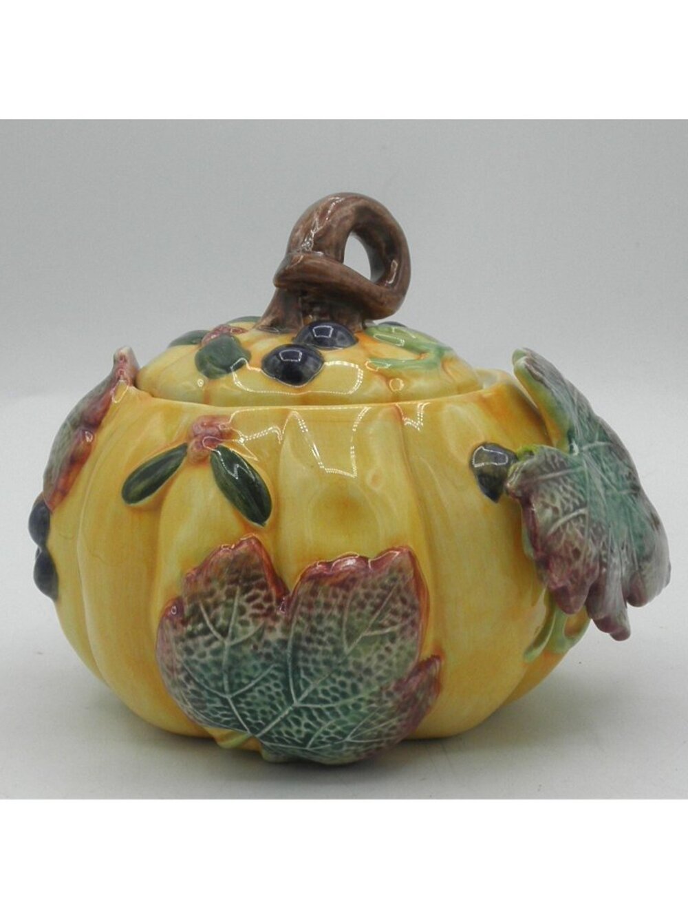 Thanksgiving Banquet by Fitz & Floyd Candle Votive Holder w/ Lid Pattern: FITTHB